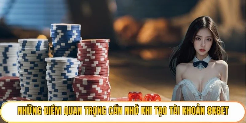 Những điểm quan trọng cần nhớ khi tạo tài khoản 8KBET